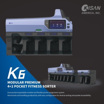 Kisan K6 Premium Modular 4+2 pocket Fitness Sorter Auto Currency Modular