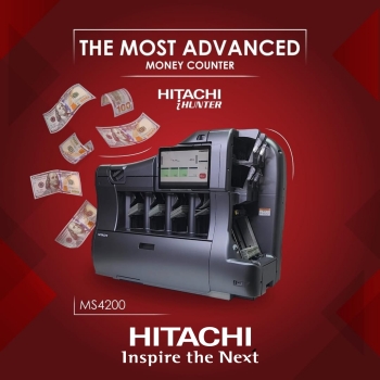 Hitachi MS-4200 High-Speed 4+2 Fitness Sorter - Professional Banknote Counting Machine